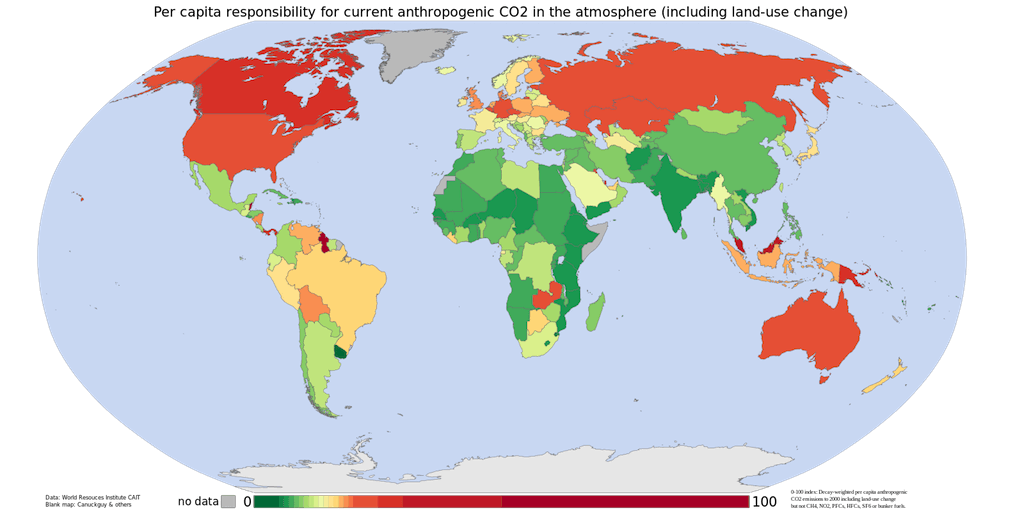Americans Still Contributing to Meat’s Impact on Global Warming (Obvi) 1 CO2 responsibility 1950 2000.svg Americans Still Contributing to Meat’s Impact on Global Warming (Obvi)
