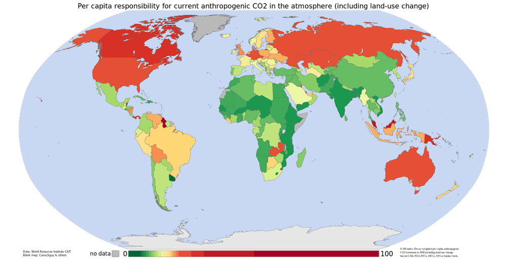 CO2 responsibility 1950 2000.svg Americans Still Contributing to Meat’s Impact on Global Warming (Obvi)