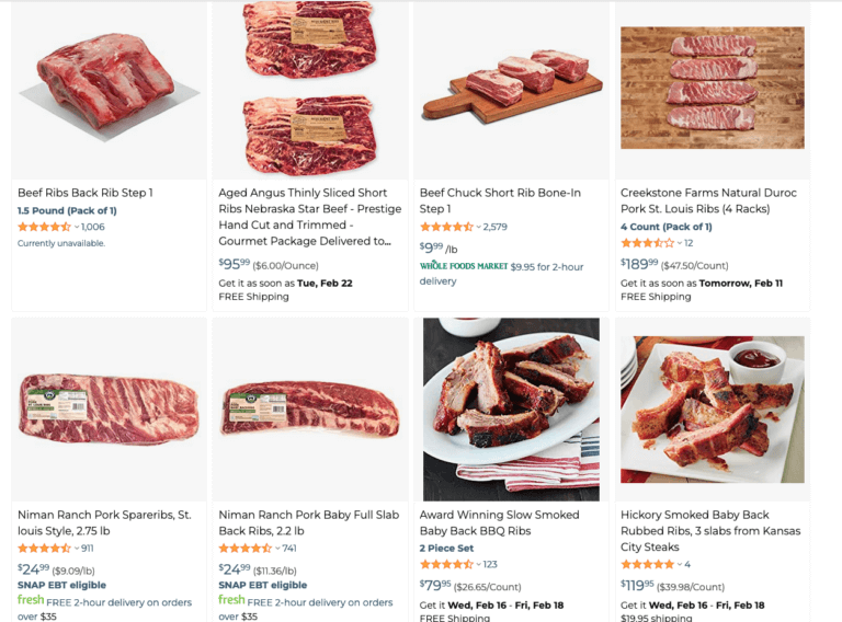 Where To Buy Beef Ribs (Best Places Online & Grocery Stores)