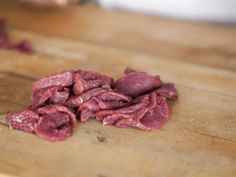 Slicing Beef