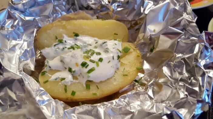 10+ Perfect Sides to Complete Your Crab Leg Feast 3 baked potato