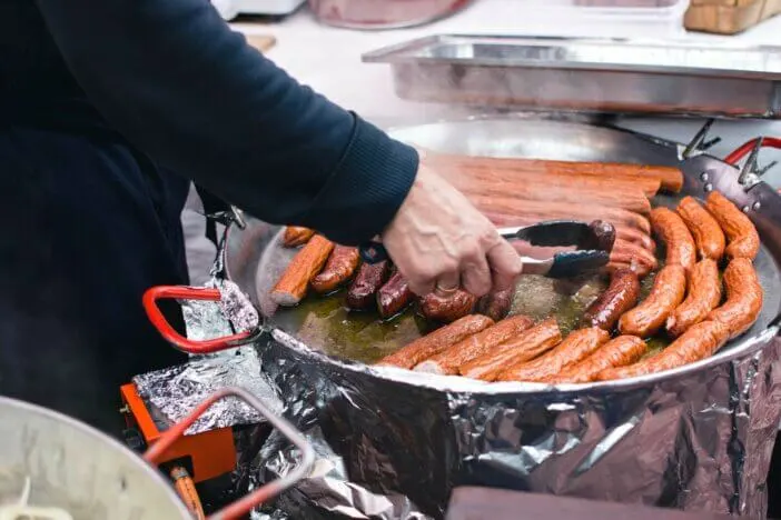 Deep Fry Sausage