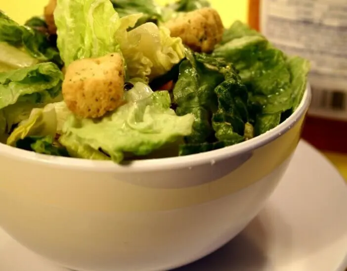 Salad with Dressing