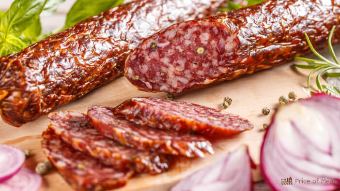 6+ Sausages & Salami That Has Peppercorns 1 salami that has peppercorns