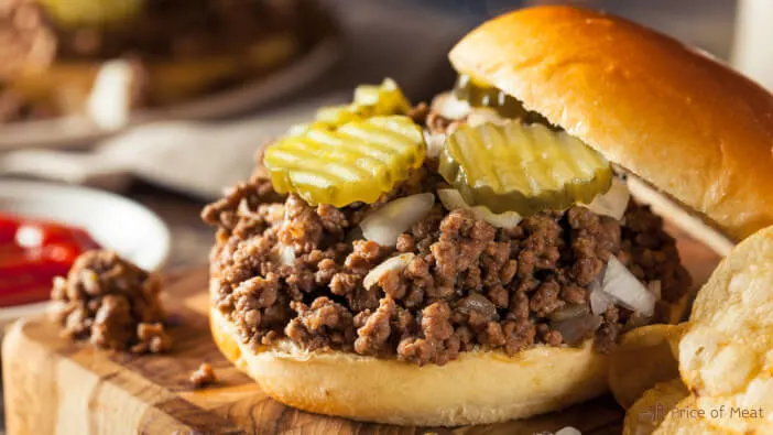 what is a loose meat sandwich in iowa