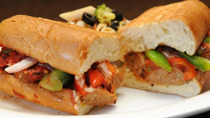 what to serve with hot sausage sandwiches