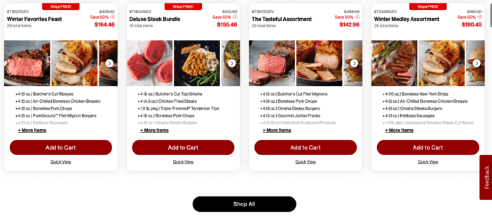 Good Ranchers vs Omaha Steaks - Online Meat Retailers Compared 4 Omaha Steaks Good Ranchers vs Omaha Steaks - Online Meat Retailers Compared