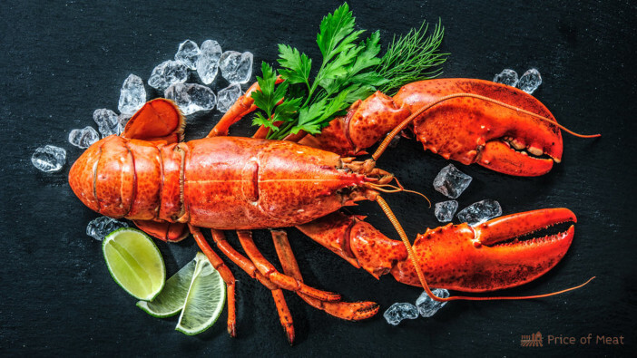 average weight of lobster