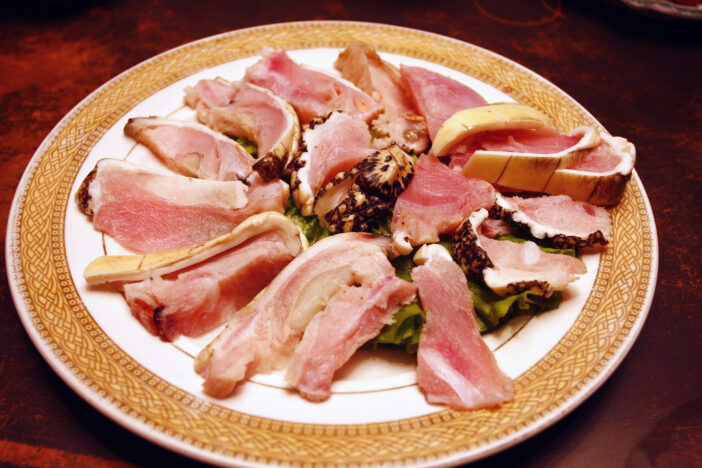 Alligator meat