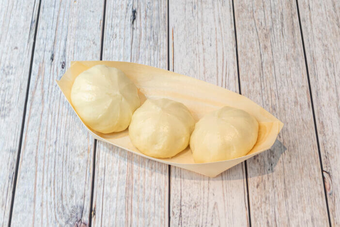 Baozi, or simply bao, bau or min pao, is a type of stuffed bun or bread usually steamed, common in Chinese cuisine. It can be filled with minced meat or vegetarian filling.