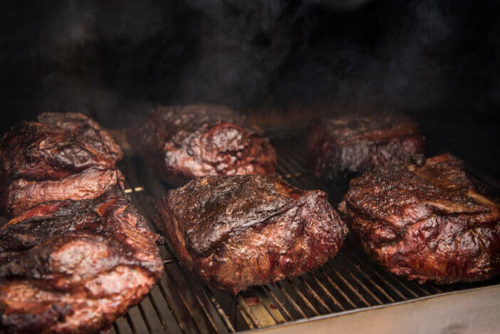 8+ Easy Steps to Make the Perfect Pork Shoulder Brine 3 barbecue in the smoker