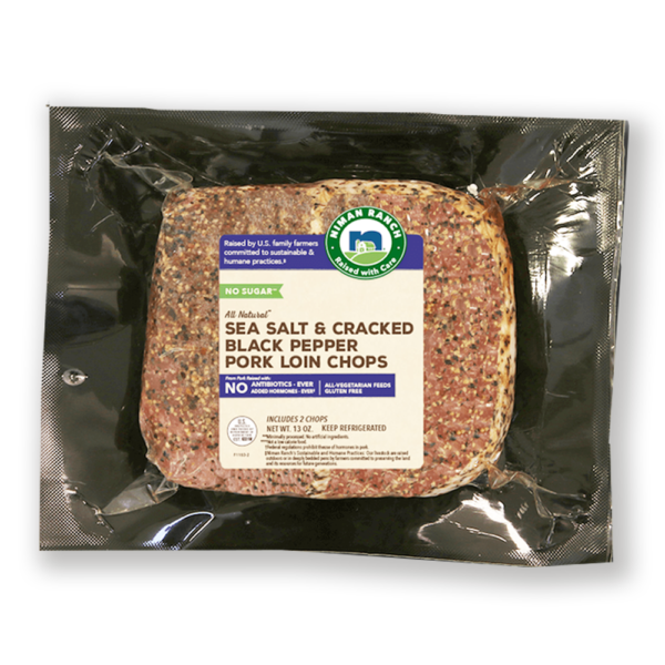 25693 niman ranch sea salt and cracked black pepper pork loin chop pkfv Niman Ranch Sea Salt and Cracked Black Pepper Loin Chop