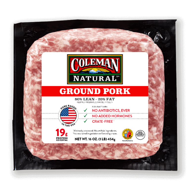Shop Coleman Natural Ground Pork Price of Meat