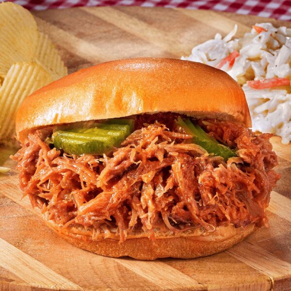 B 6SIRSTK2 B 9156 niman ranch pulled pork styled ckd 2 Niman Ranch Pulled Pork