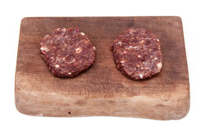 7 Uses for Exotic Meat Cuts For Foodies & Culinary Adventurers 7 Kangaroo meat burgers isolated on a white studio backgroundKangaroo meat burgers isolated on a white studio background