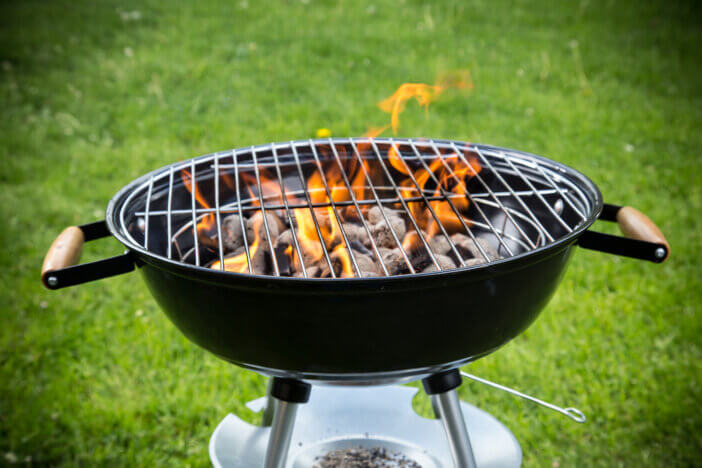 5 Essential Tips for Safe Grilling in Your Garage 3 Grill on the garden, close-up.